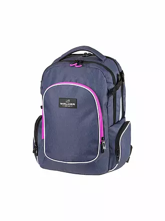 WALKER | Schulrucksack Campus Evo Wizzard Blue Ivy Pink | 